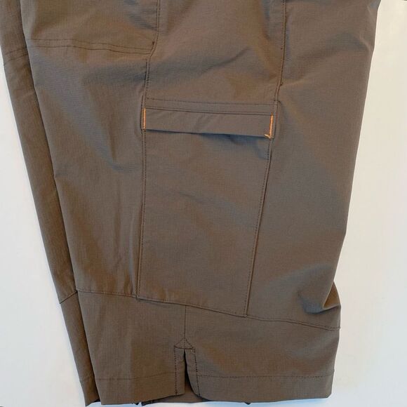 Orvis Ripstop Outdoor Hiking Fishing Camping Shorts Quick Dry Sz 8 Brown Stretch - Picture 3 of 8